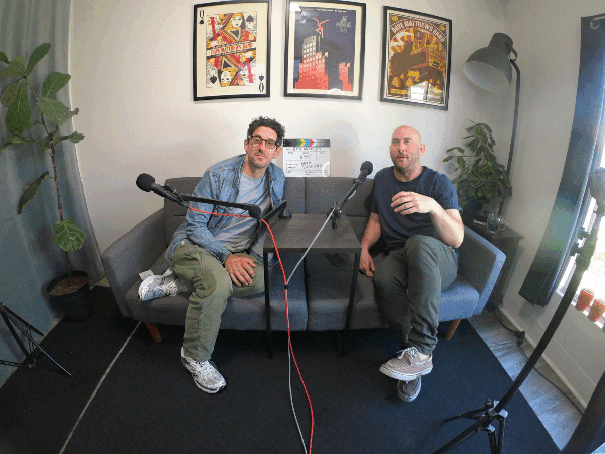 Adam Shapiro on the Box Angeles podcast Adam Shapiro and Mike Elder